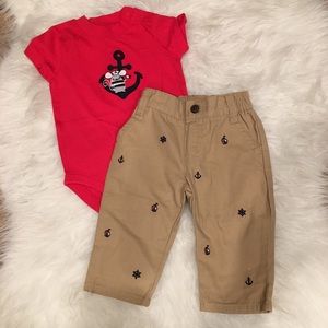 Baby boy nautical set